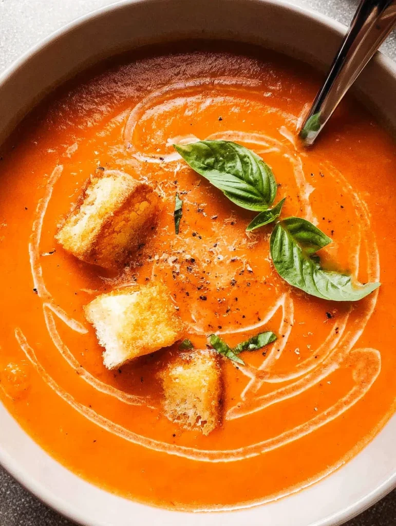 Best Homemade Tomato Soup Recipe
