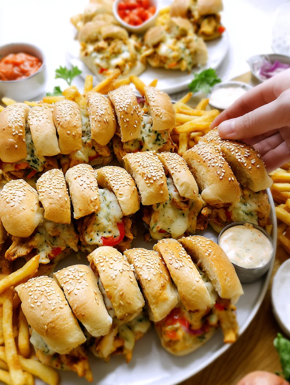 Broodjes met Kip en Friet