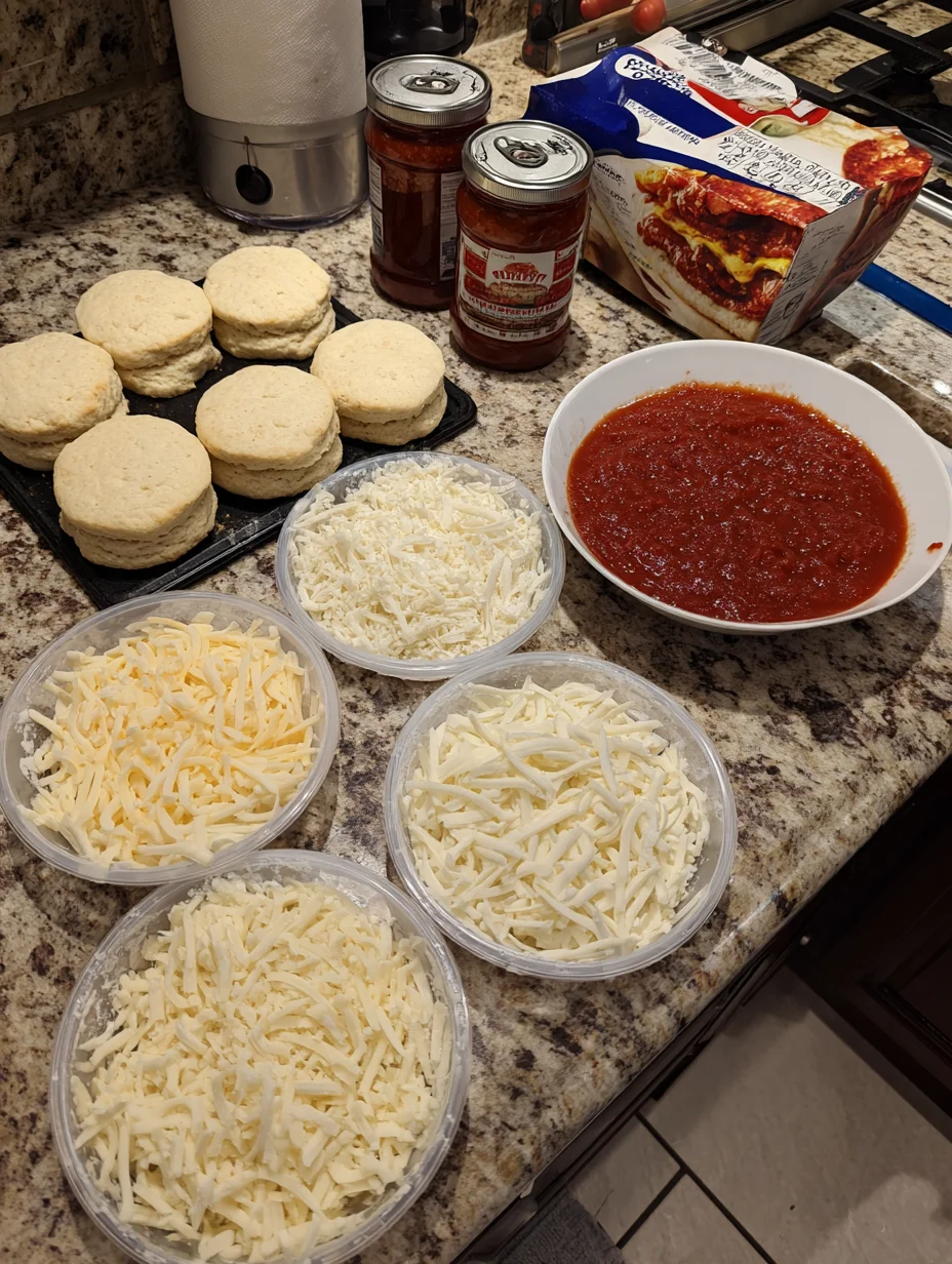 Bubble Up Biscuit Pizza Casserole