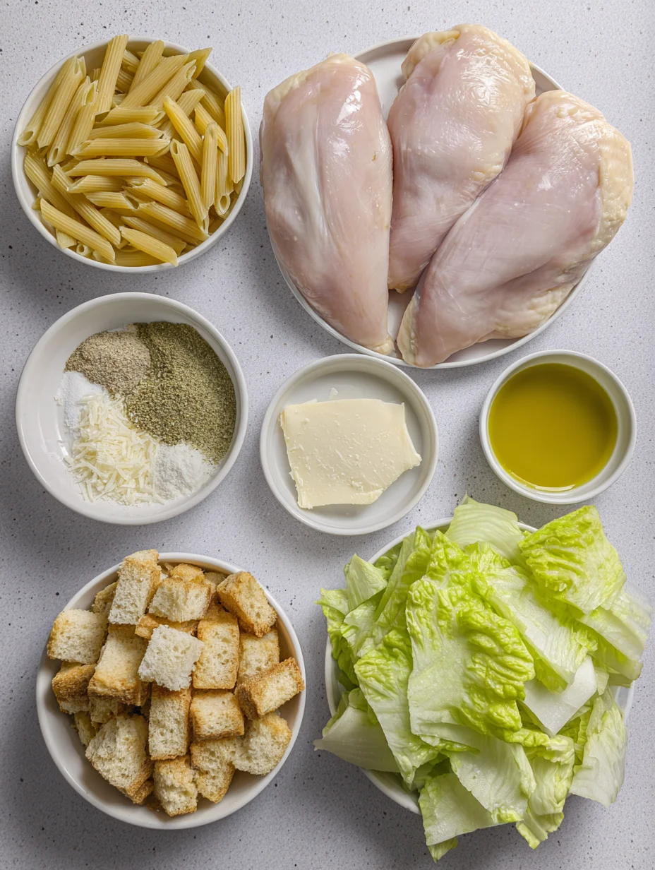 Chicken Caesar Pasta Salad