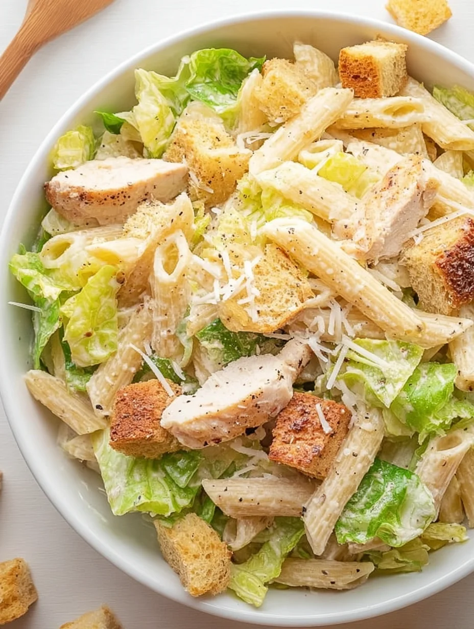 Chicken Caesar Pasta Salad