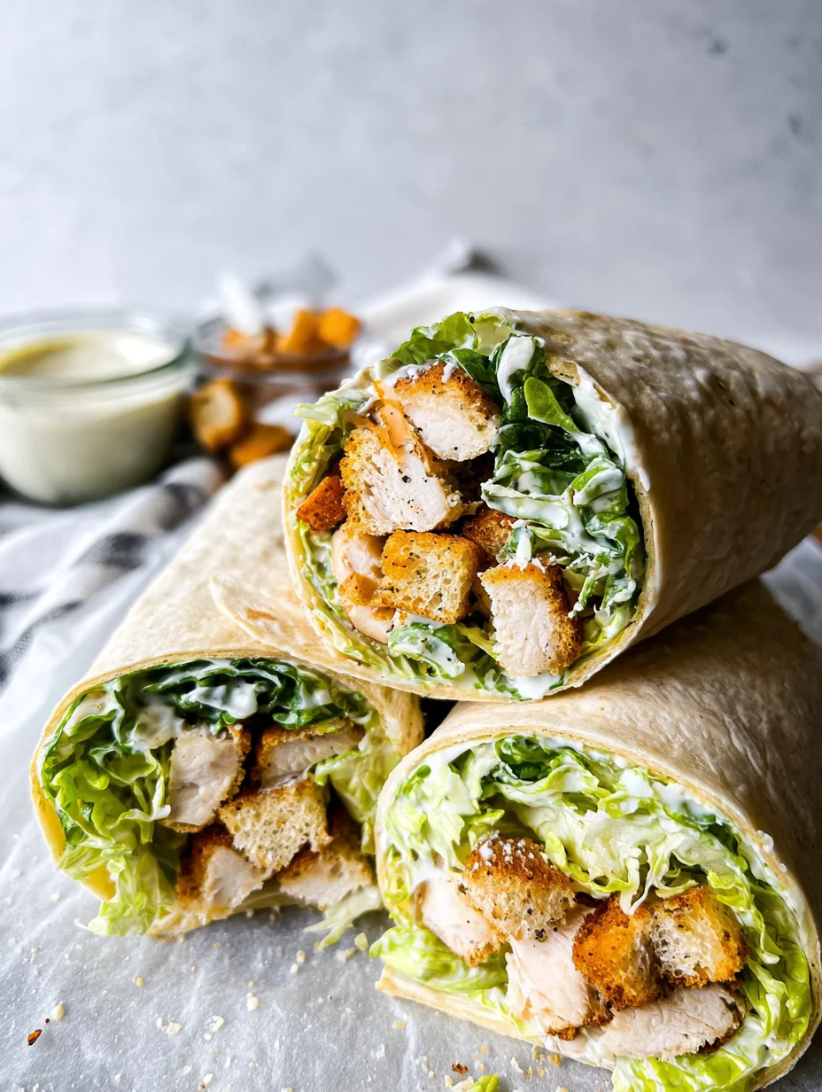 Chicken Caesar Wraps