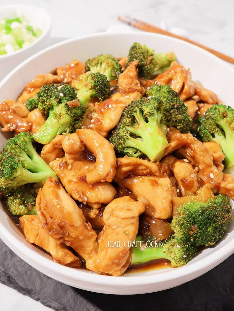 Chinese Chicken and Broccoli