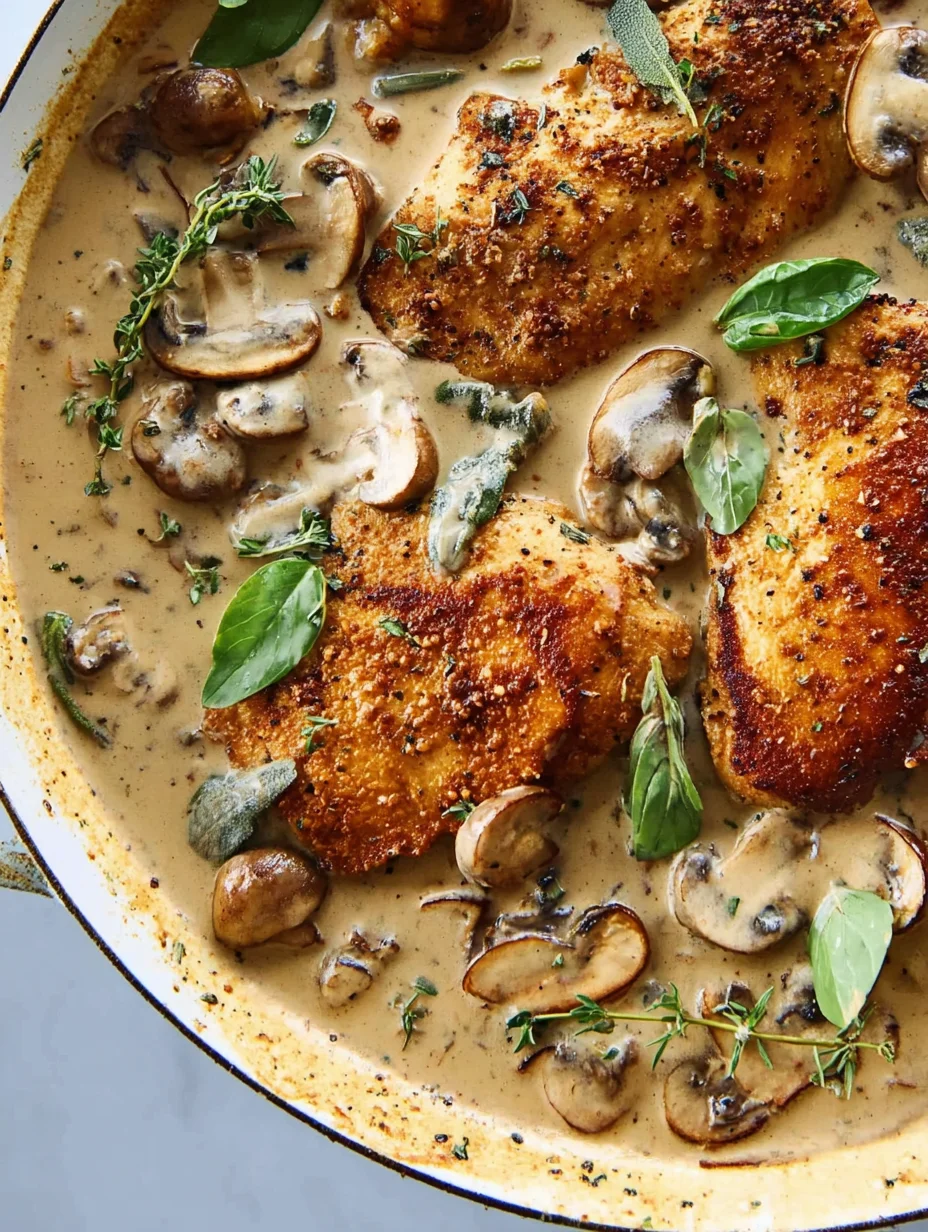 Creamy Mushroom Chicken
