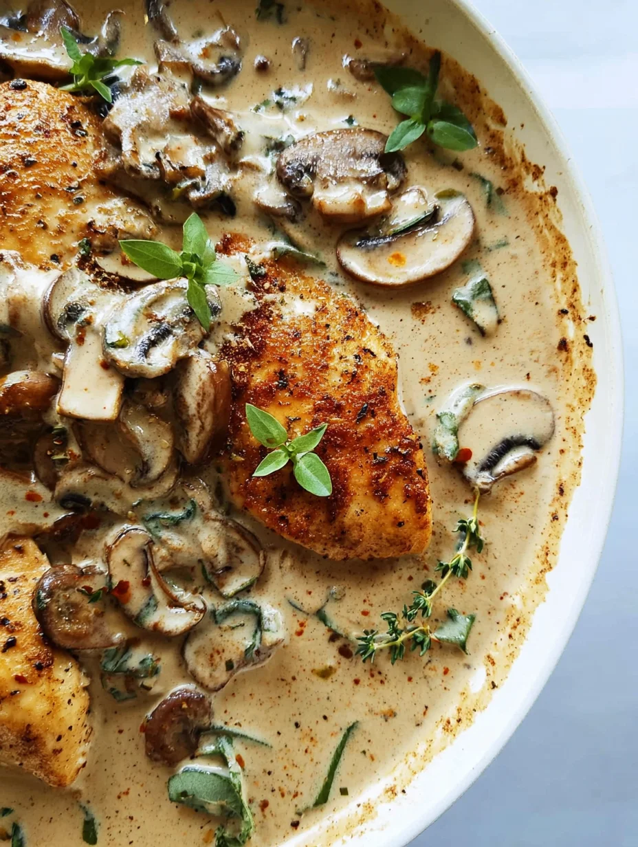 Creamy Mushroom Chicken