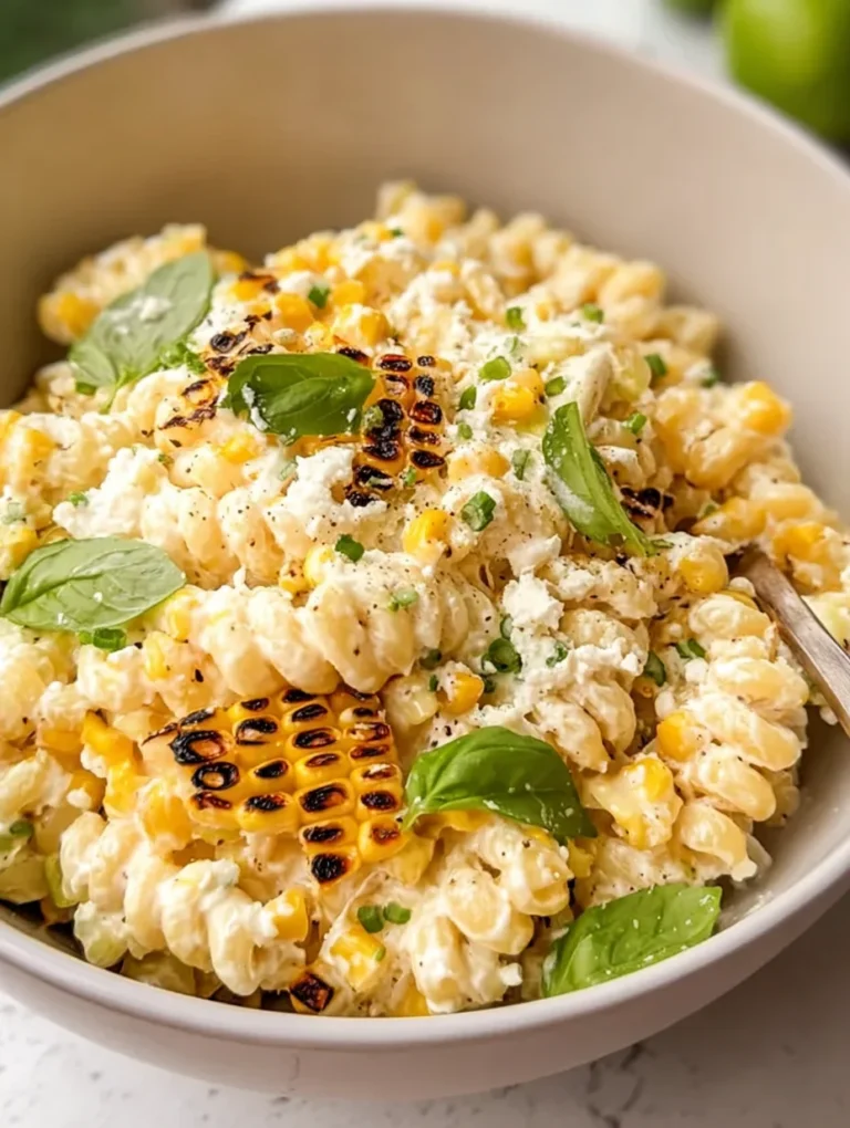 Creamy Street Corn Pasta Salad