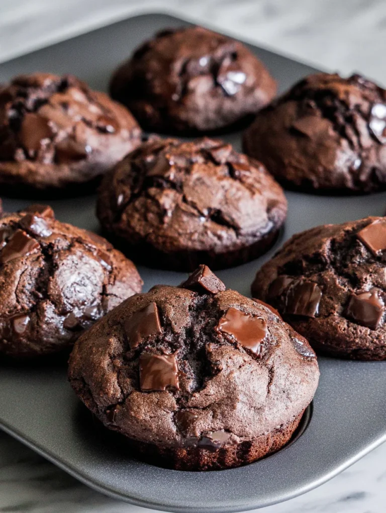 Double Chocolate Chip Muffins