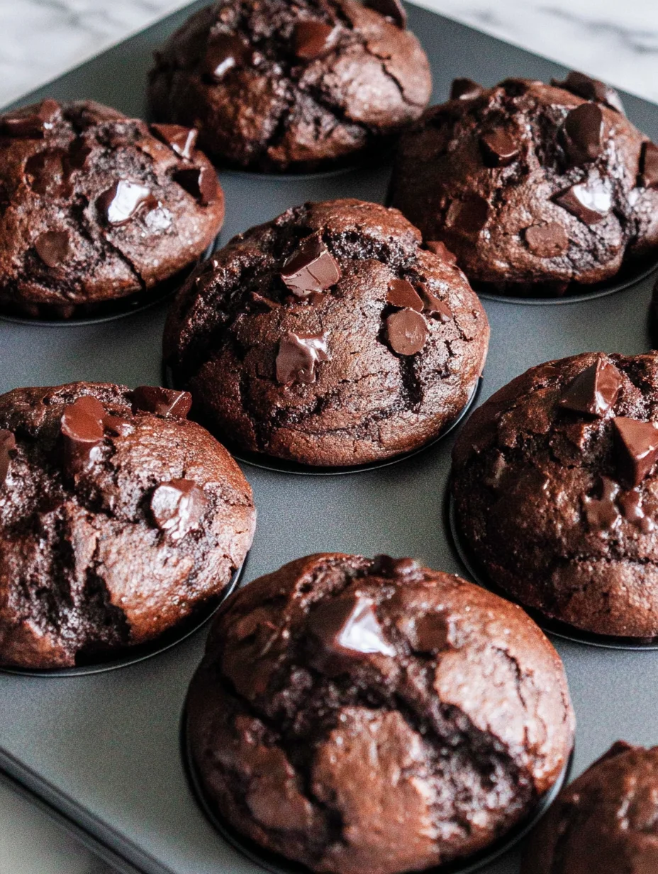 Double Chocolate Chip Muffins