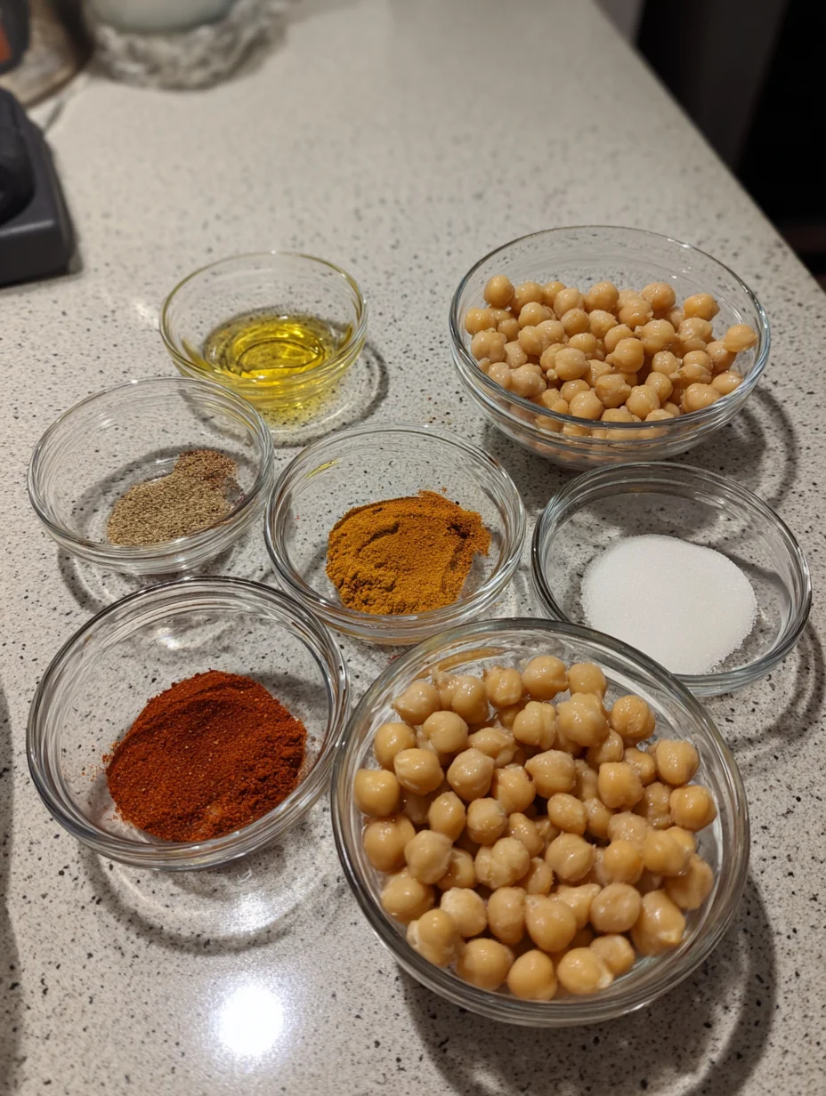Easy Crispy Oven Roasted Chickpeas