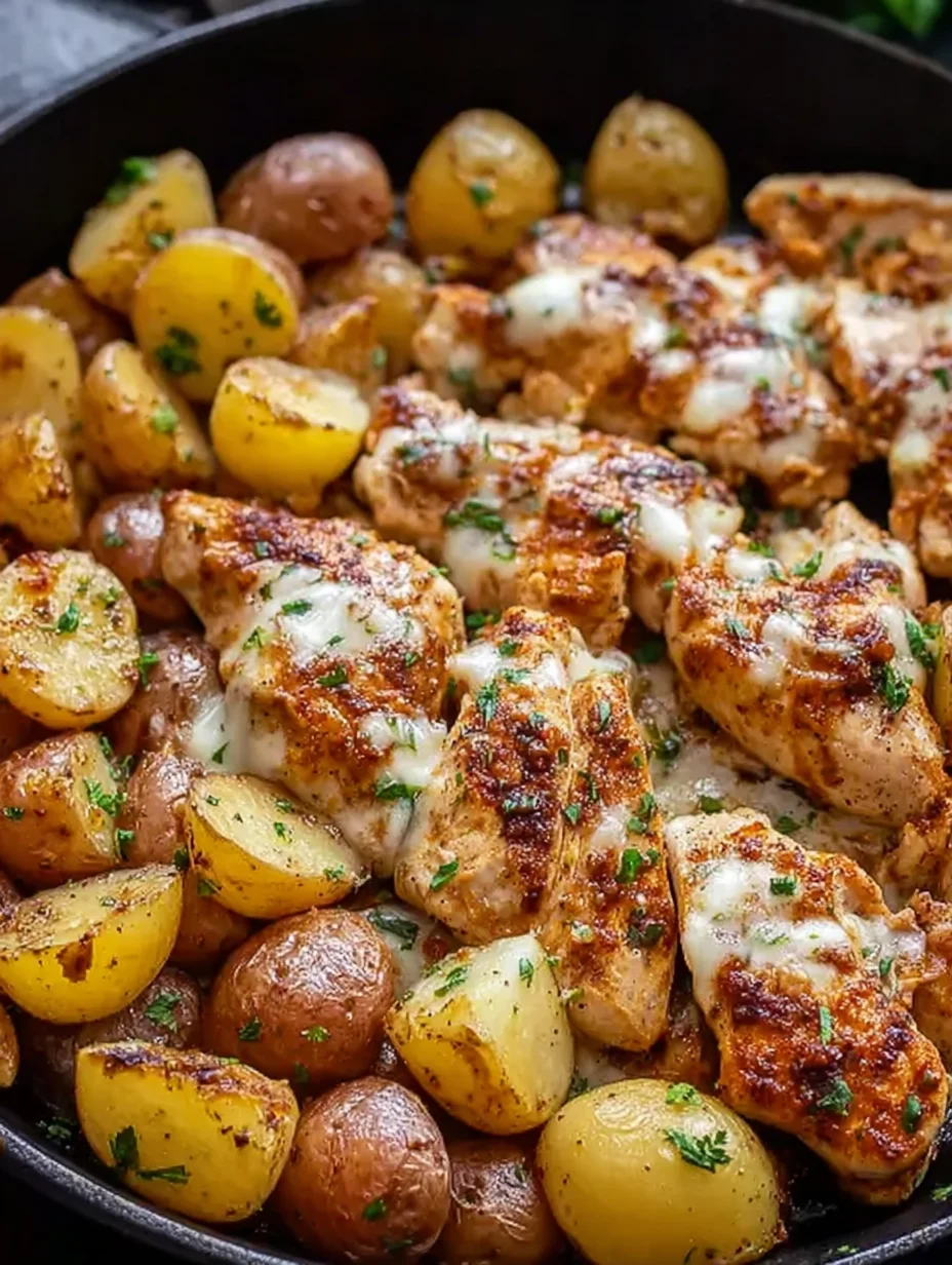 Garlic Parmesan Chicken and Potatoes