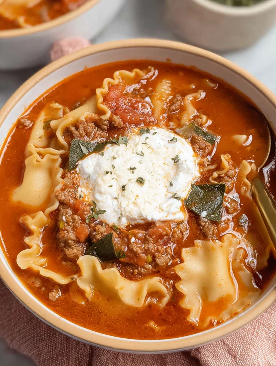 Gluten Free Lasagna Soup