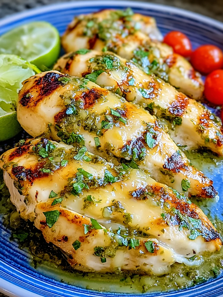 Grilled Salsa Verde Pepper Jack Chicken