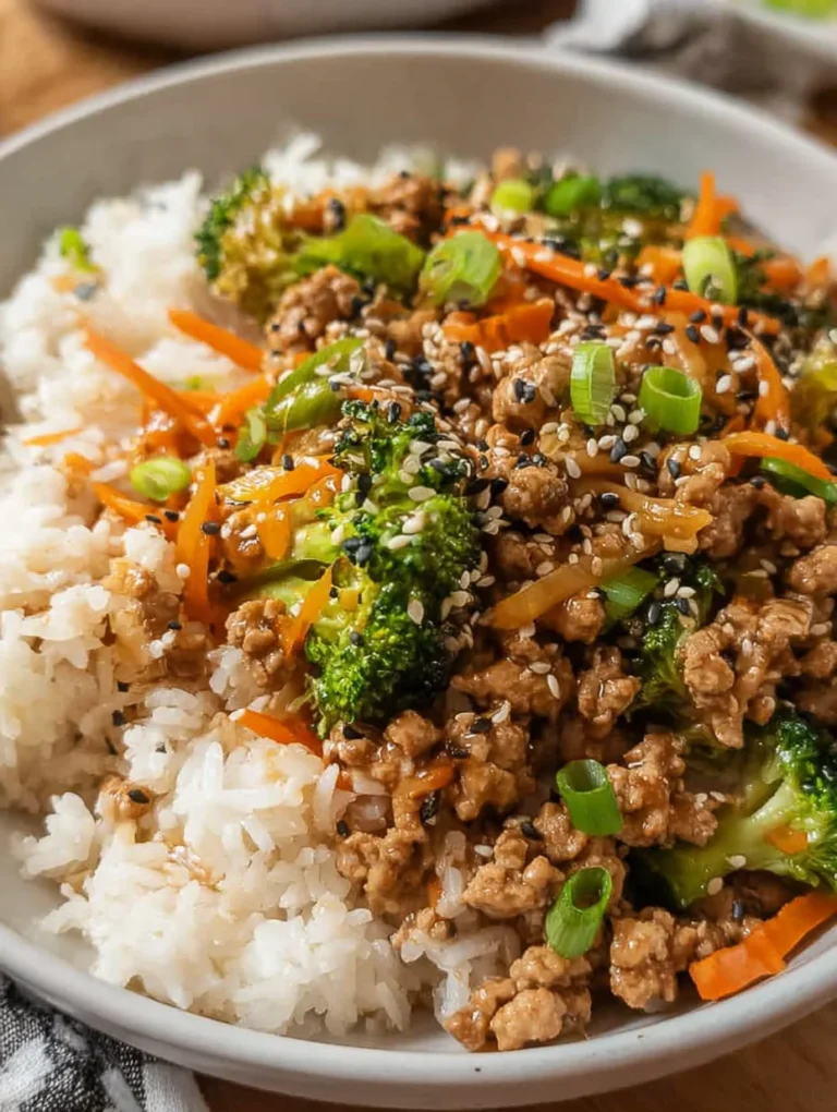 Ground Turkey Teriyaki Stir Fry