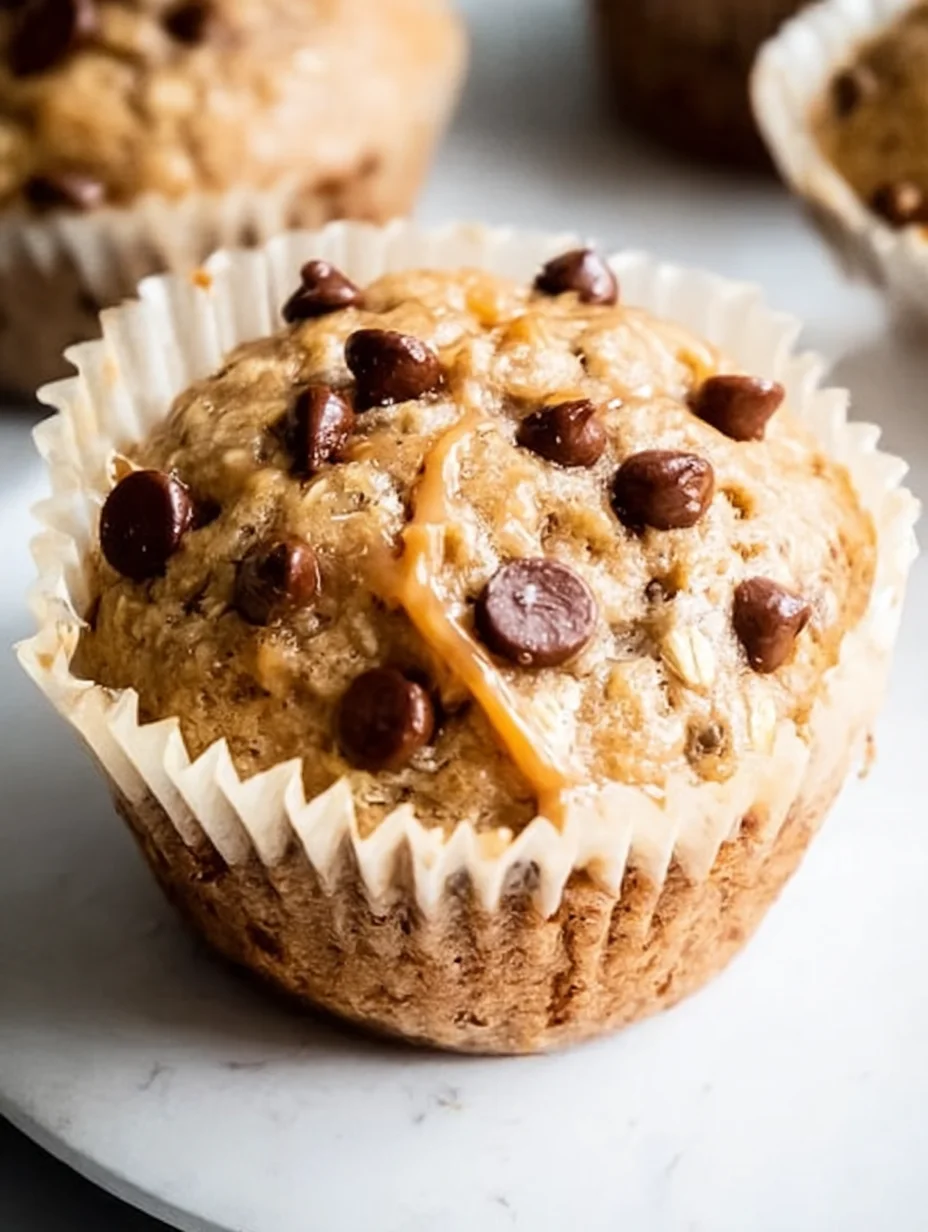 Healthy Peanut Butter Banana Muffins