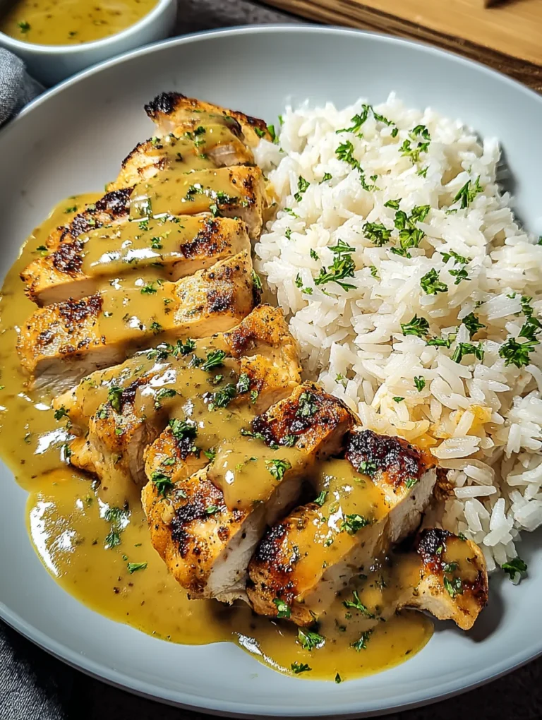 Honey Mustard Chicken with Rice