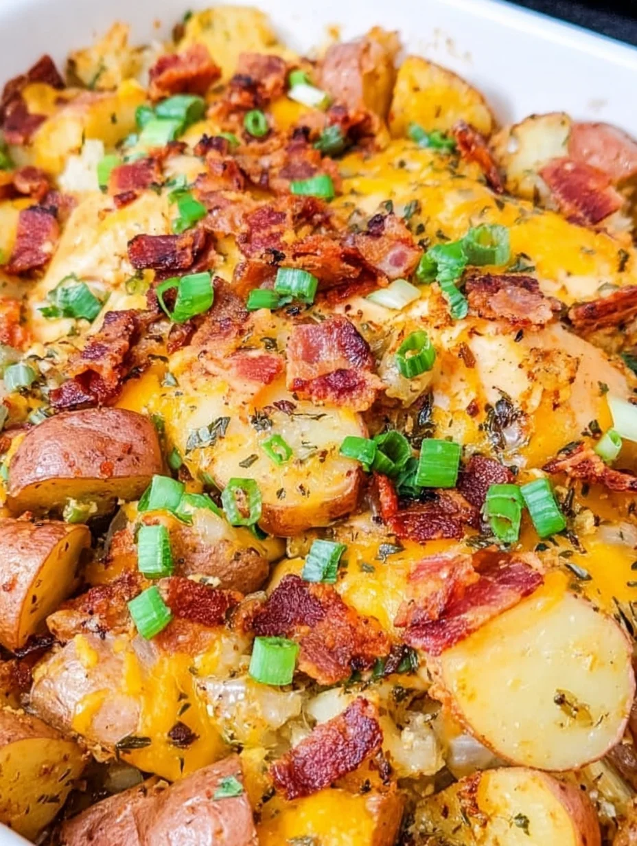 Loaded Chicken and Potato Casserole