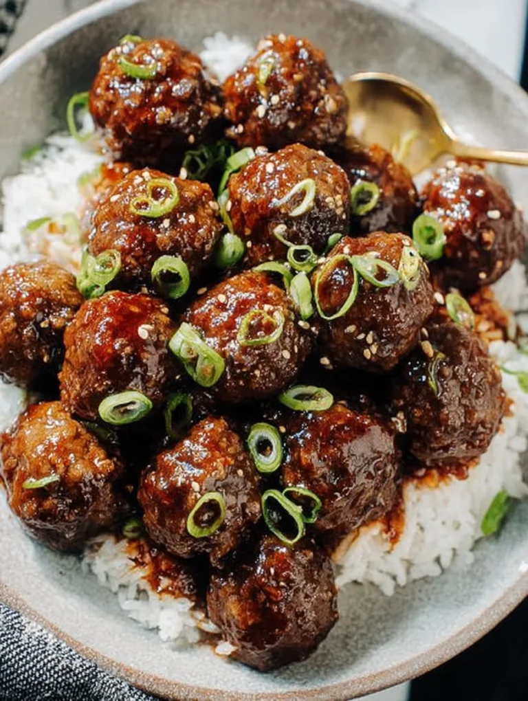 Mongolian Meatballs