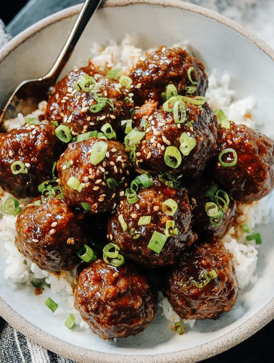 Mongolian Meatballs