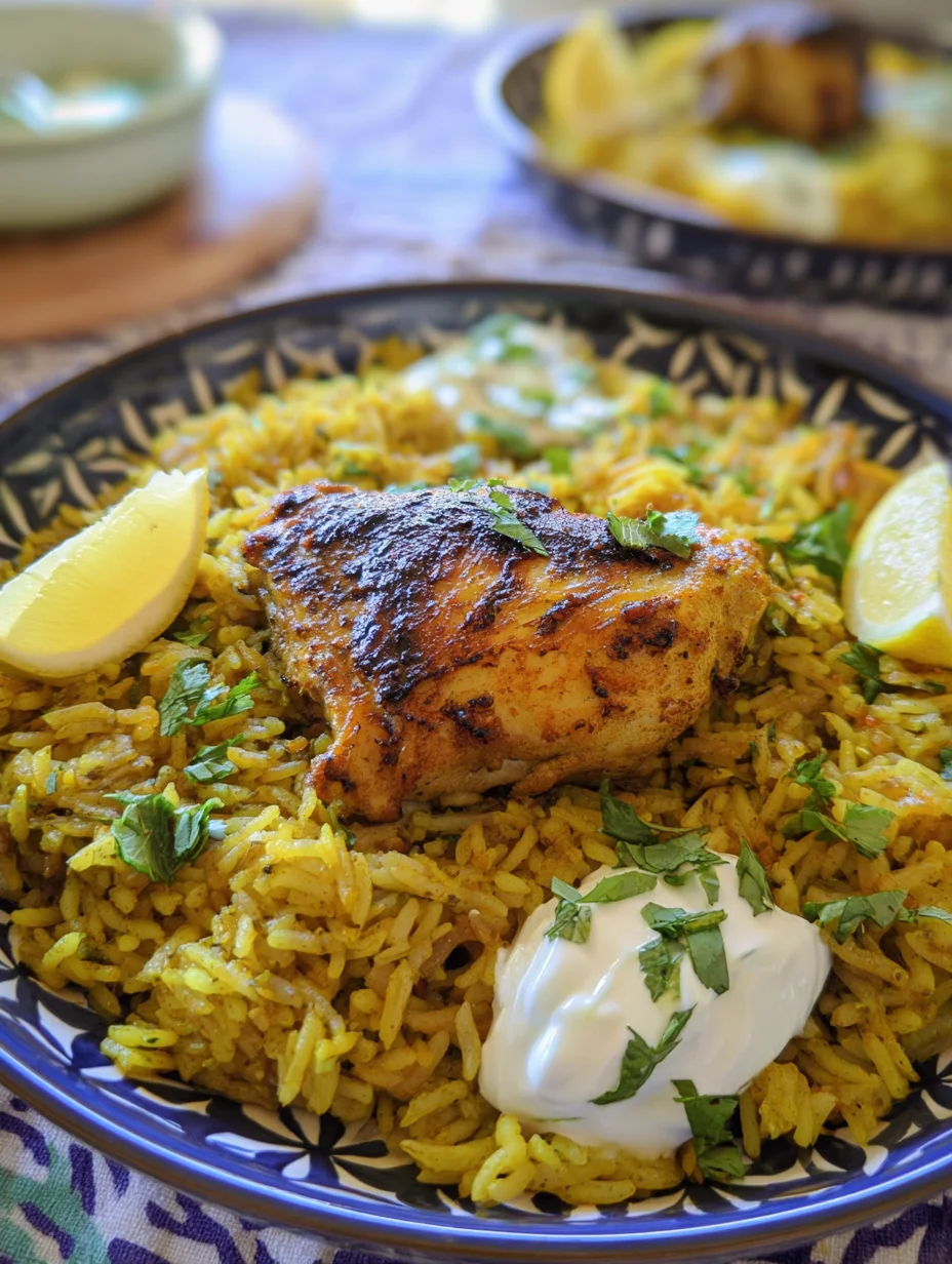 Moroccan Chicken & Rice
