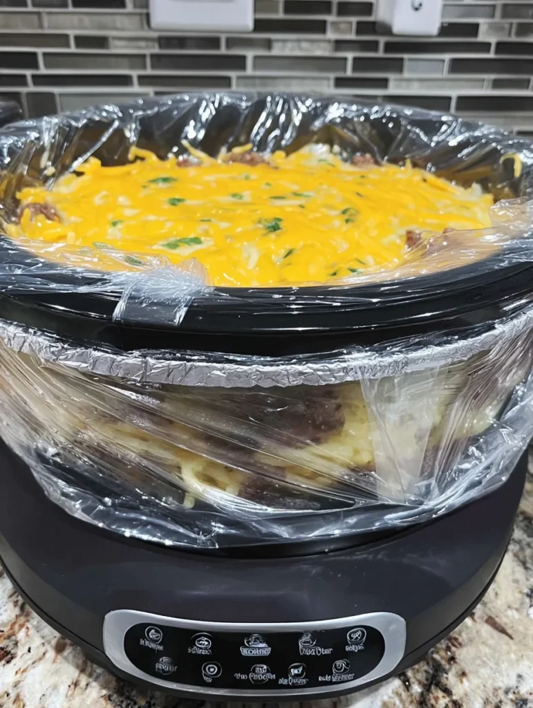 Overnight Slow Cooker Breakfast Casserole