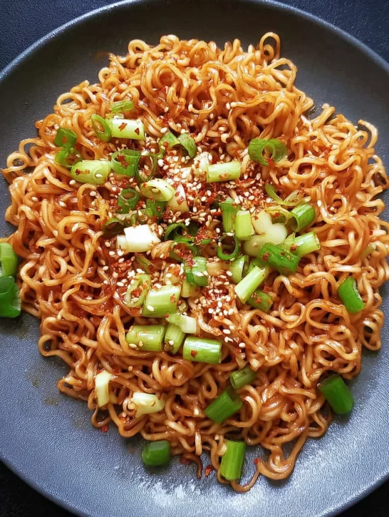 Sesame Garlic Ramen Noodles