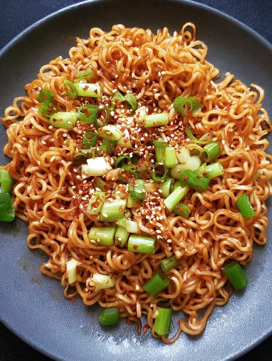 Sesame Garlic Ramen Noodles