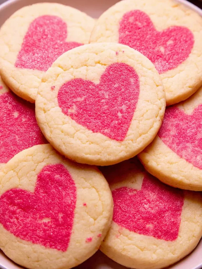 Slice and Bake Valentine's Day Cookies