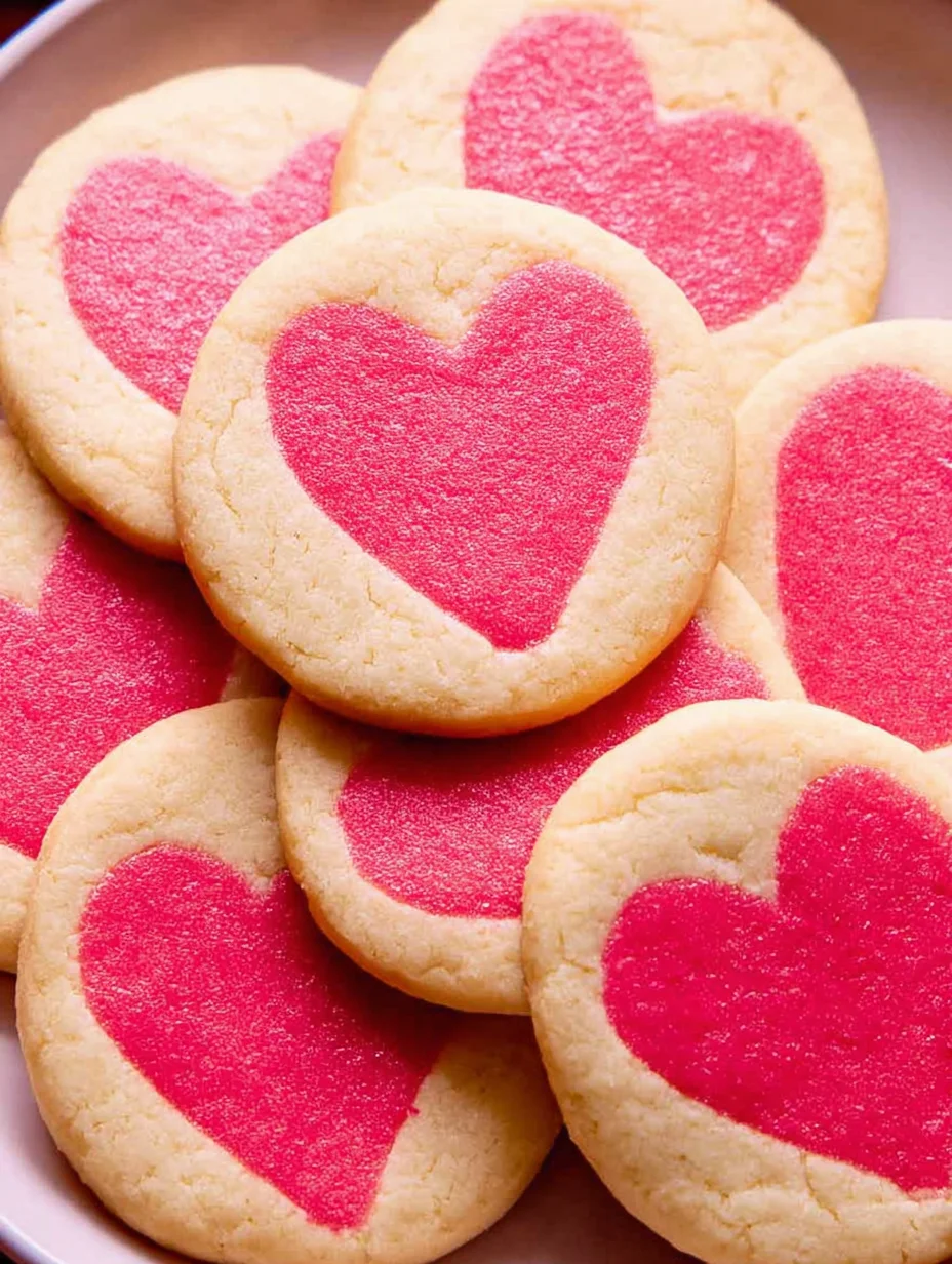 Slice and Bake Valentine's Day Cookies