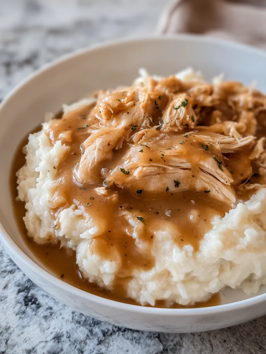 Slow Cooker Chicken and Gravy