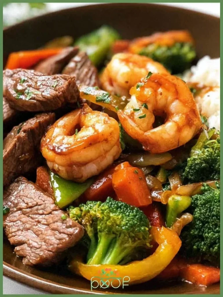 STEAK AND SHRIMP STIR FRY