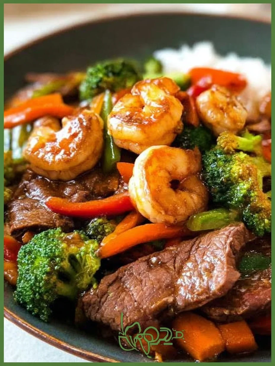 STEAK AND SHRIMP STIR FRY