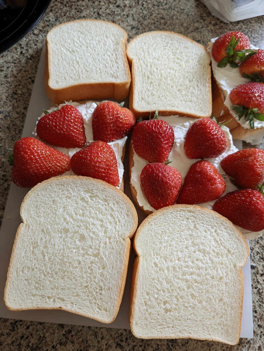Strawberry Tea Sandwiches