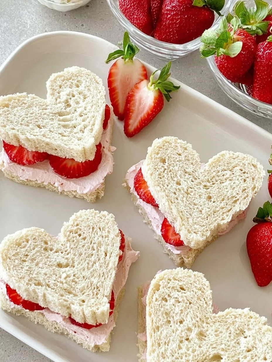 Strawberry Tea Sandwiches