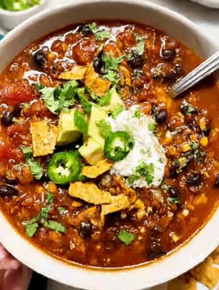 Vegan Black Bean Chili
