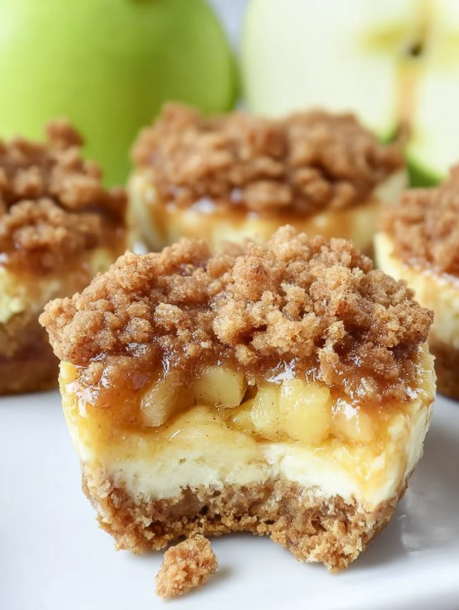 Apple Crisp Mini Cheesecakes