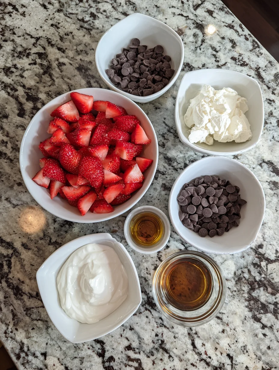 Chocolate Strawberry Yogurt Clusters
