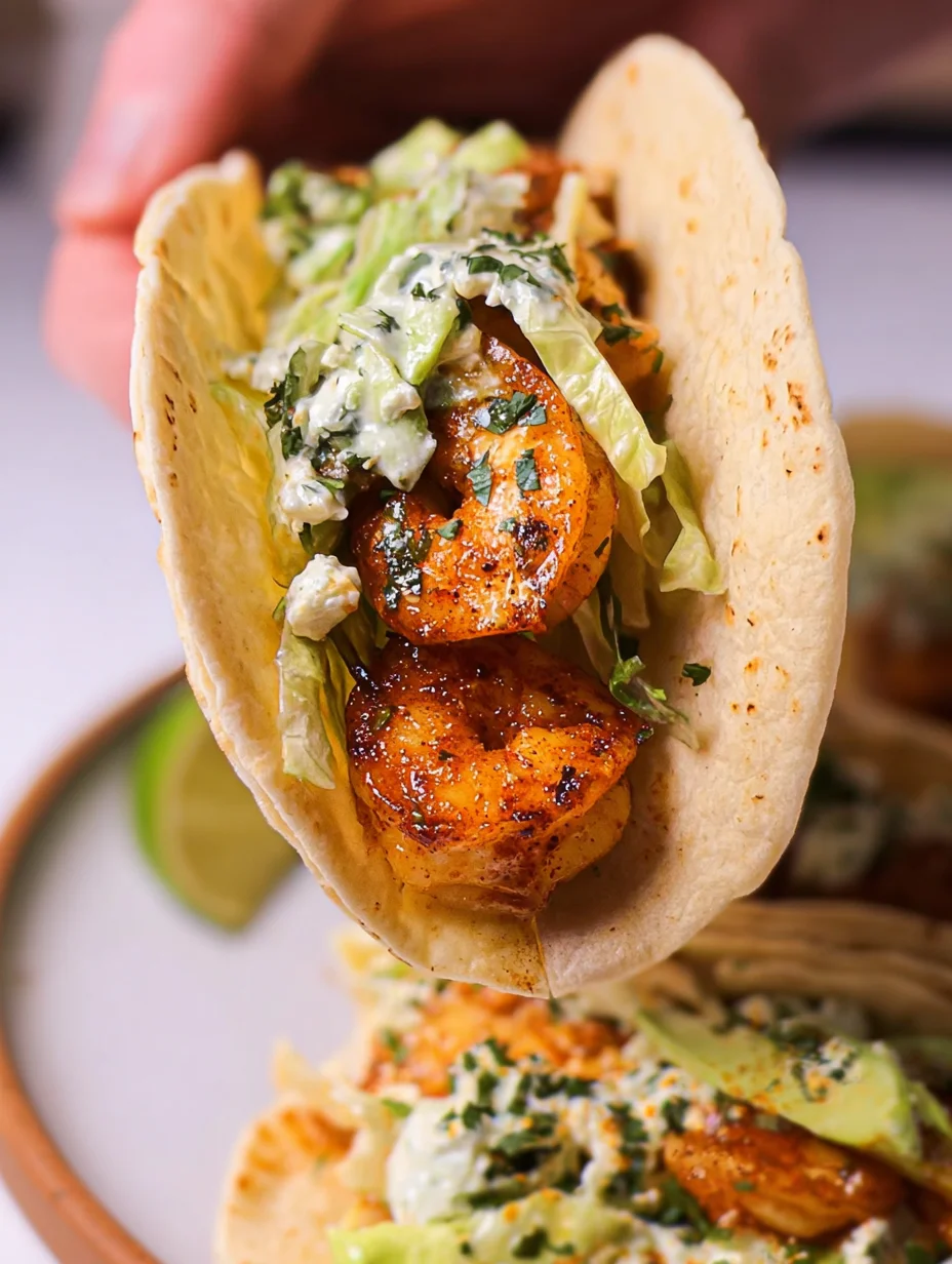 Cilantro Lime Shrimp Tacos