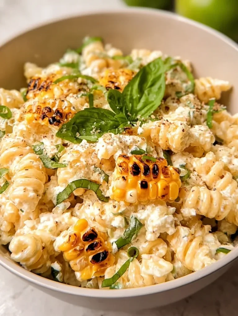Creamy Street Corn Pasta Salad