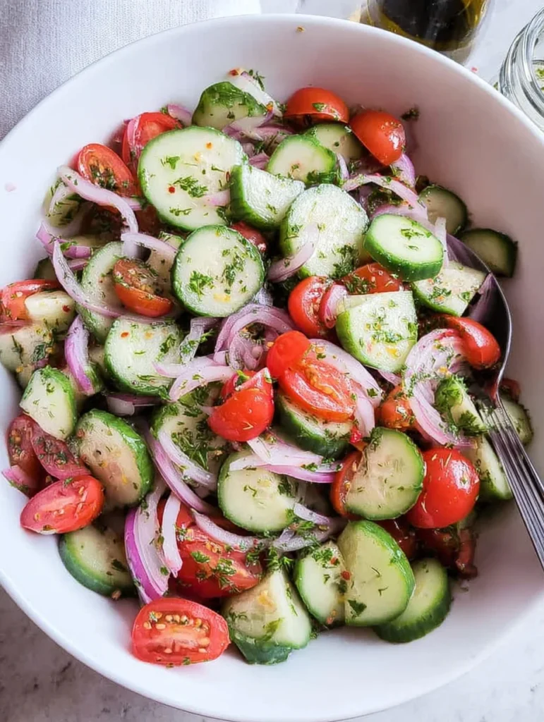 Cucumber Tomato Salad
