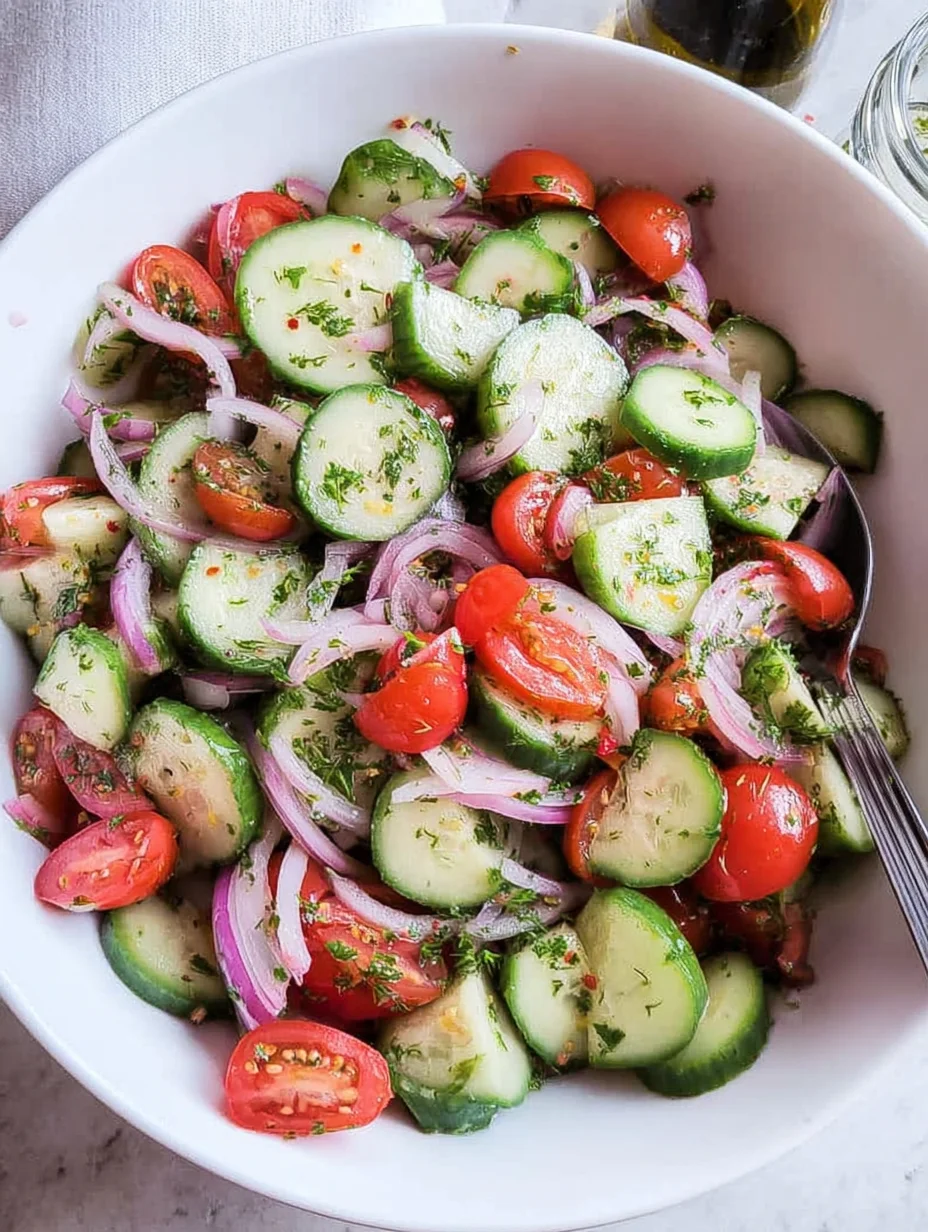 Cucumber Tomato Salad