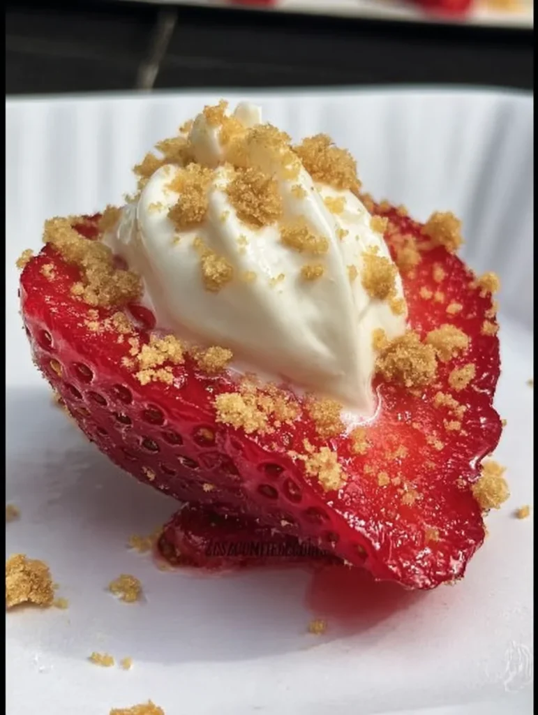 Deviled Strawberries (Made with a Cheesecake Filling)