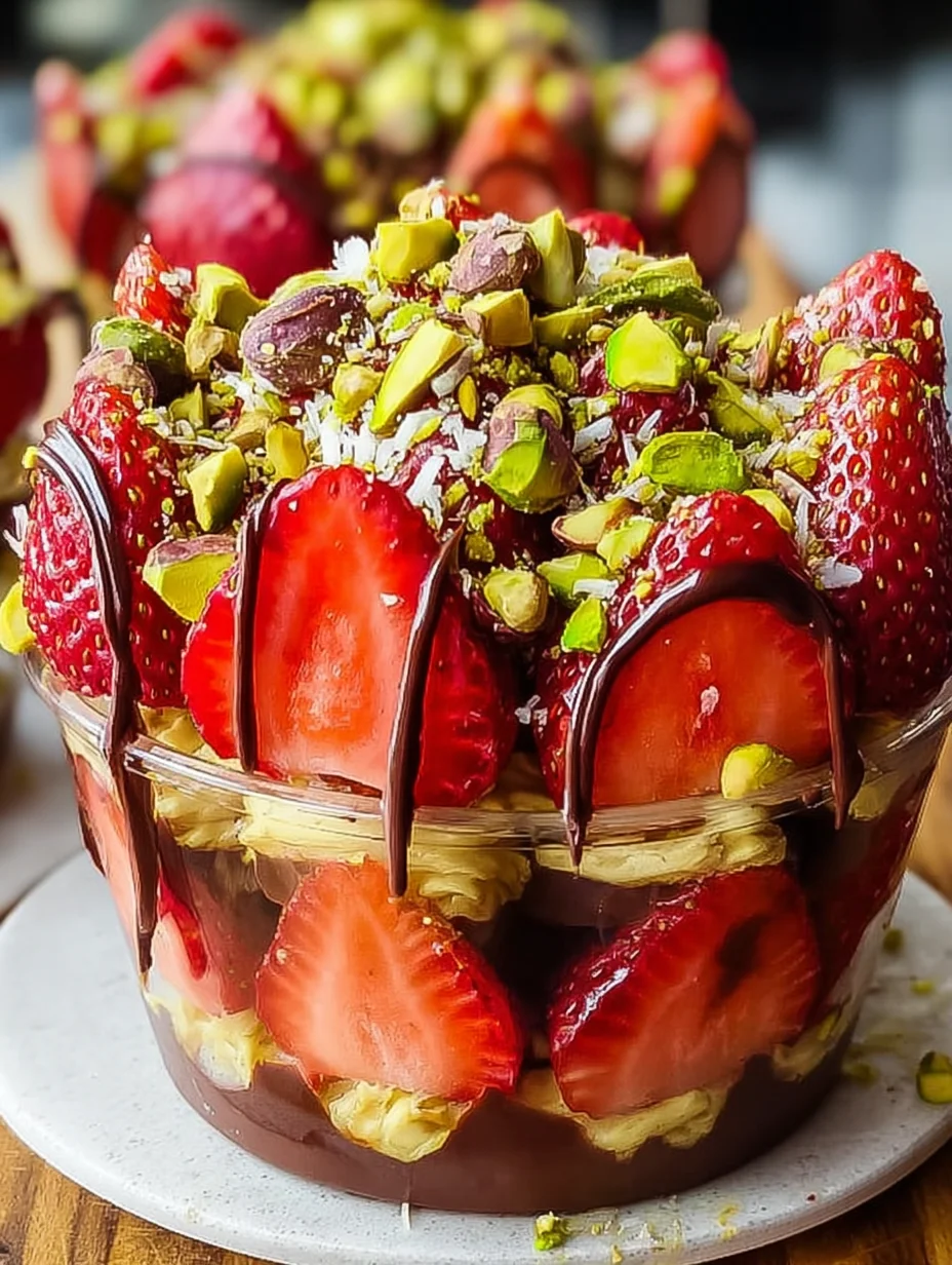 Dubai Chocolate Strawberries