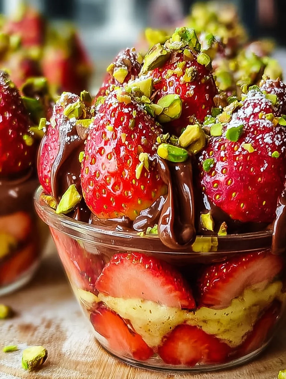 Dubai Chocolate Strawberries