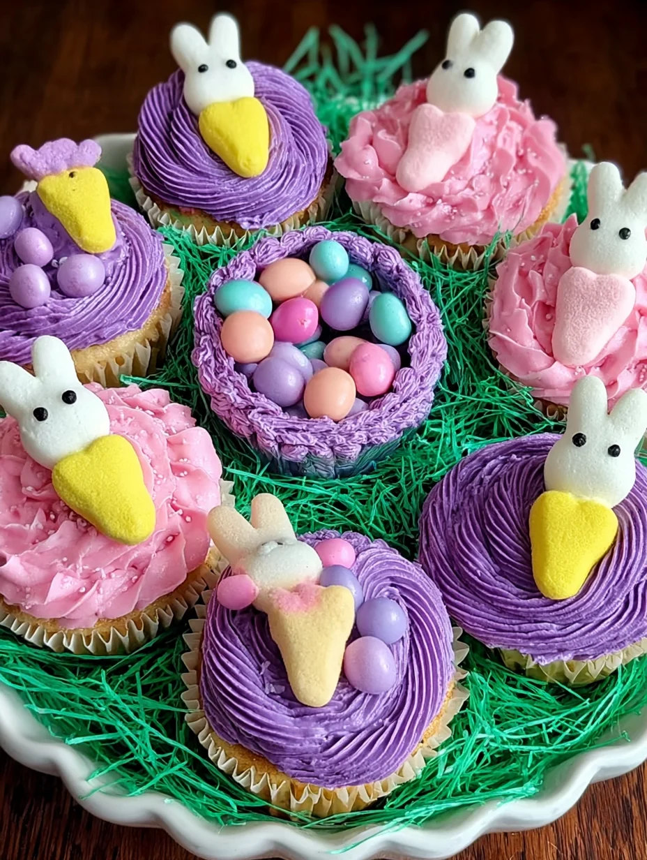 Easter Basket Cupcakes