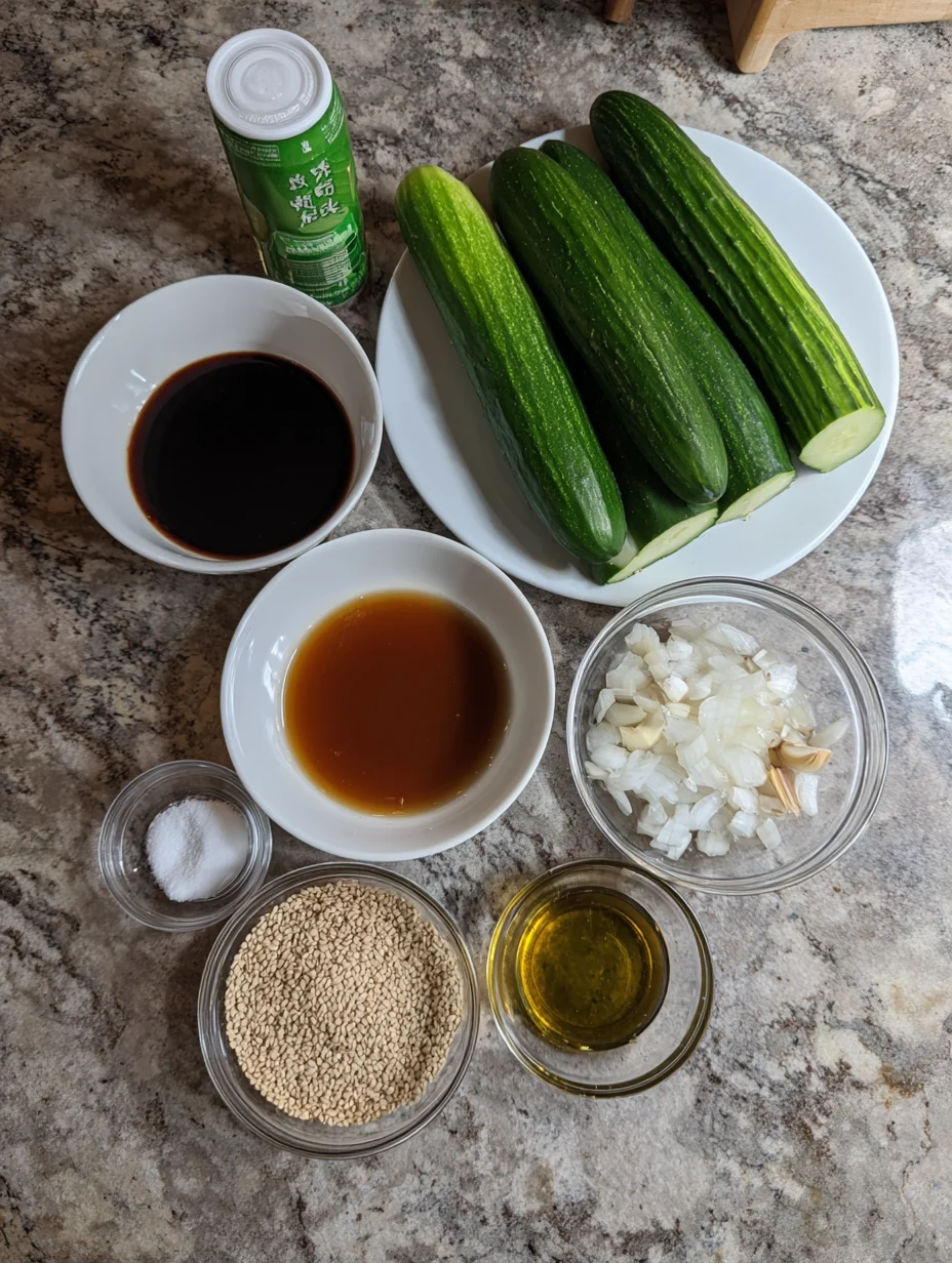 Easy Asian Cucumber Salad