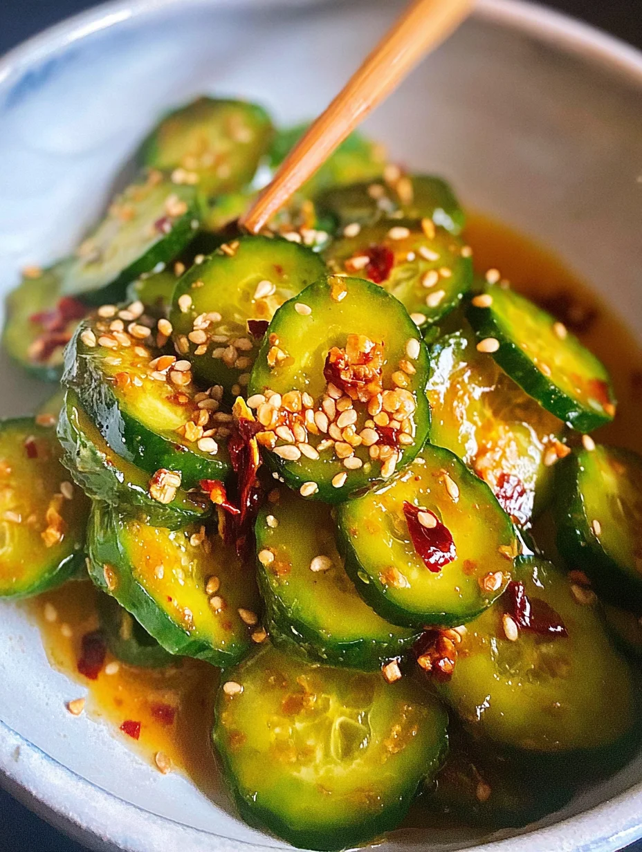 Easy Asian Cucumber Salad