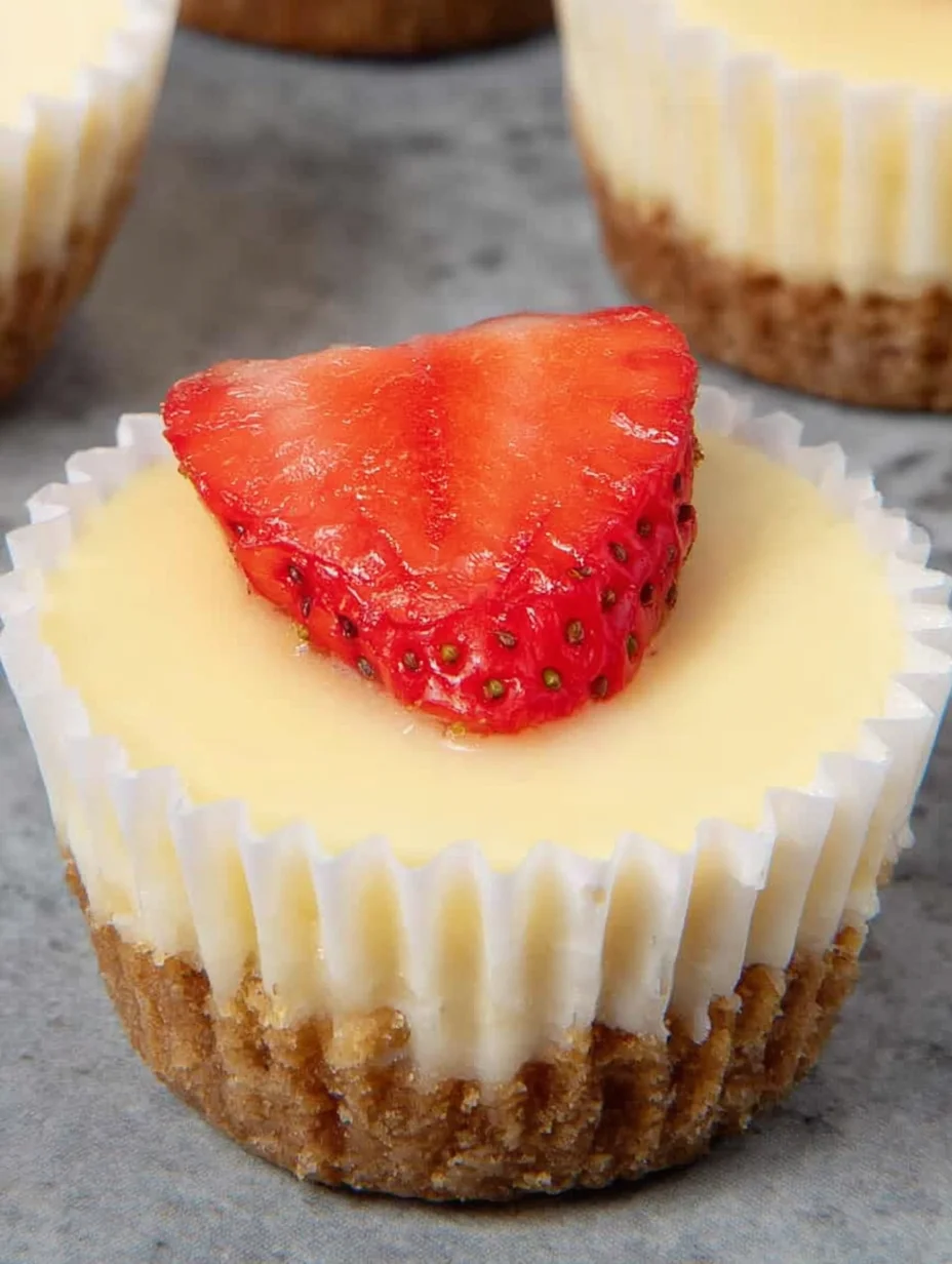 Easy Mini Cheesecakes