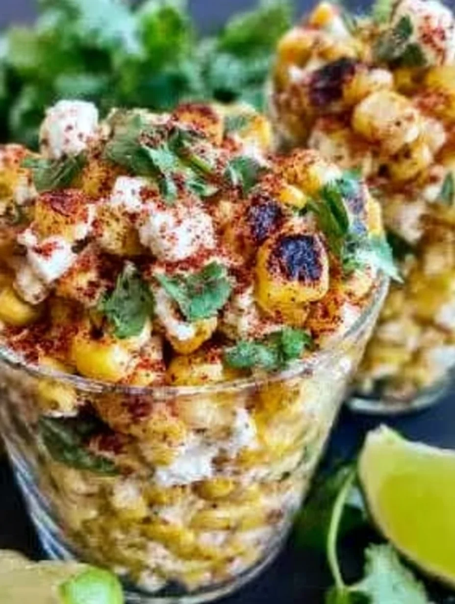 Mexican Street Corn Salad Cups