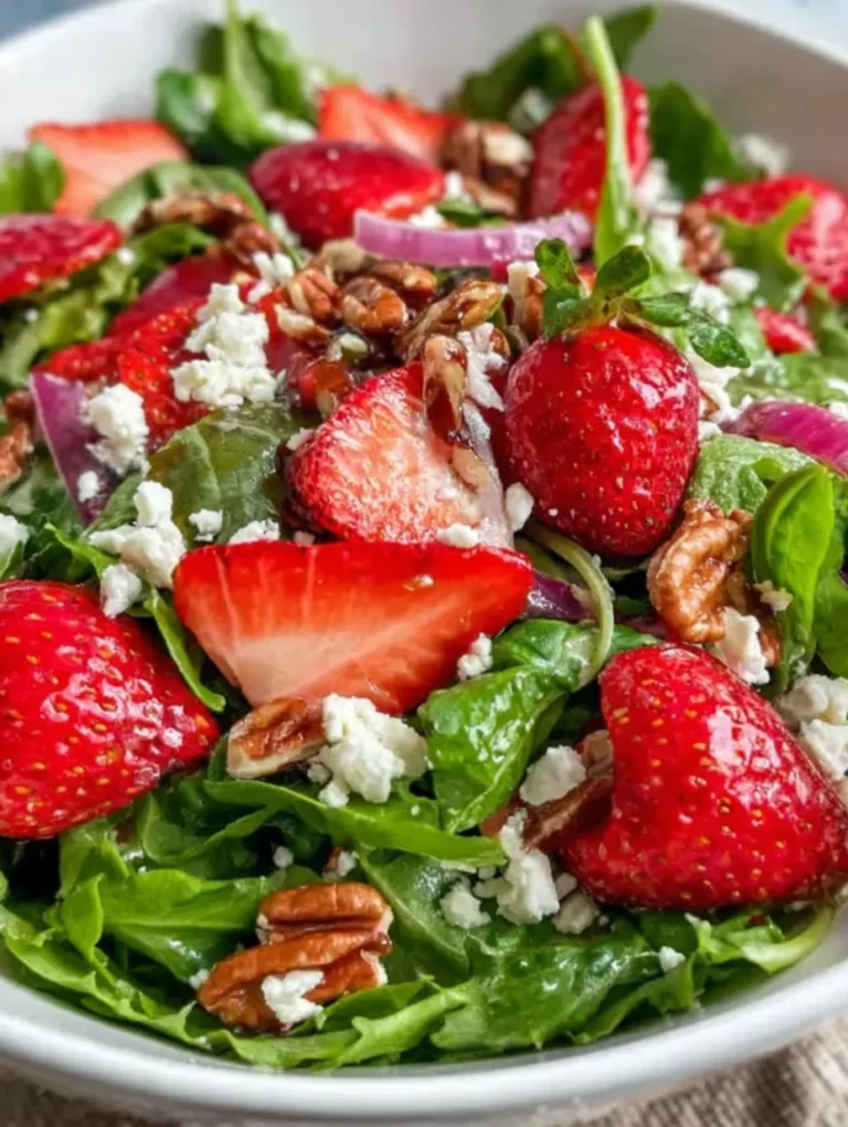 Quick Easter Strawberry Spring Salad
