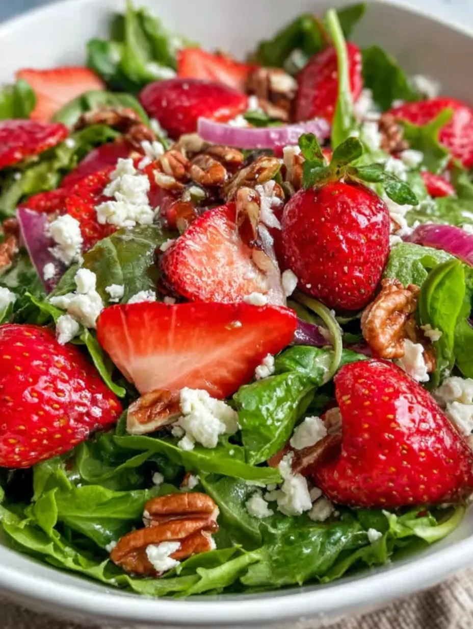 Quick Easter Strawberry Spring Salad